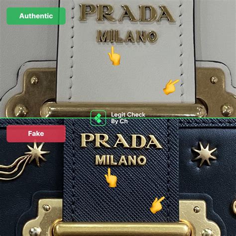prada milano bag fake